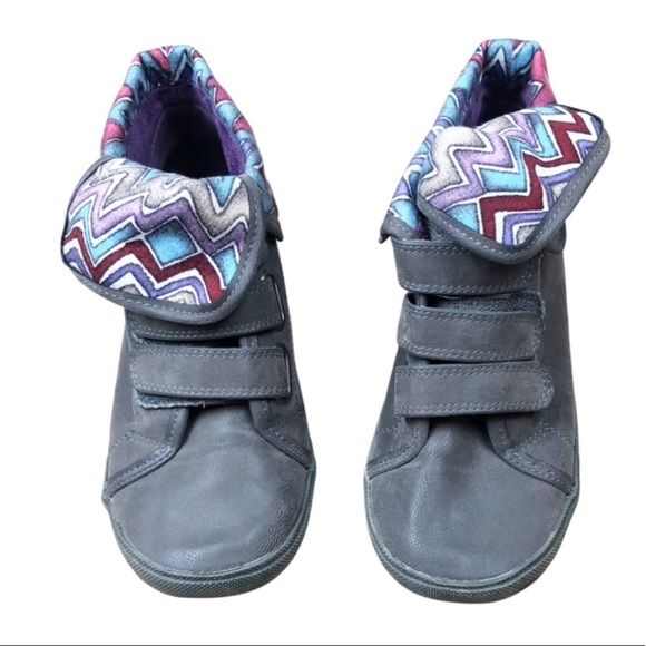 Blowfish Machiko Malibu Fold Over Patterned Colorful Casual Shoes - Picture 3 of 13